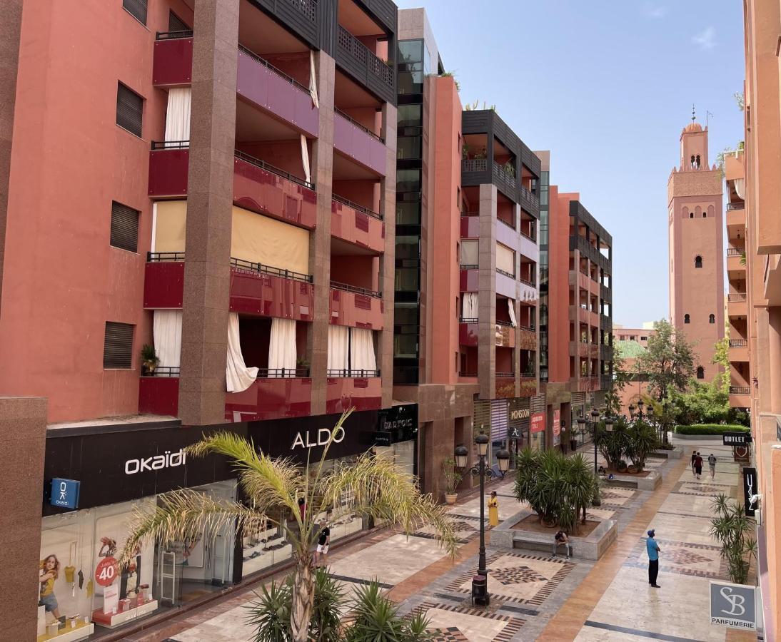 Appartement Haut Standing Gueliz Plaza Avec Vue مراكش المظهر الخارجي الصورة