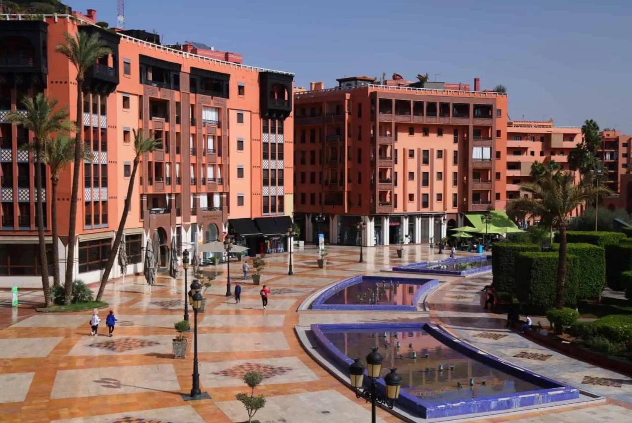 Appartement Haut Standing Gueliz Plaza Avec Vue مراكش المظهر الخارجي الصورة
