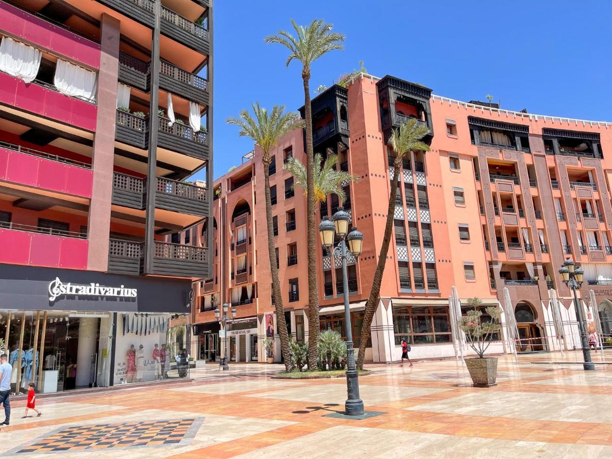 Appartement Haut Standing Gueliz Plaza Avec Vue مراكش المظهر الخارجي الصورة