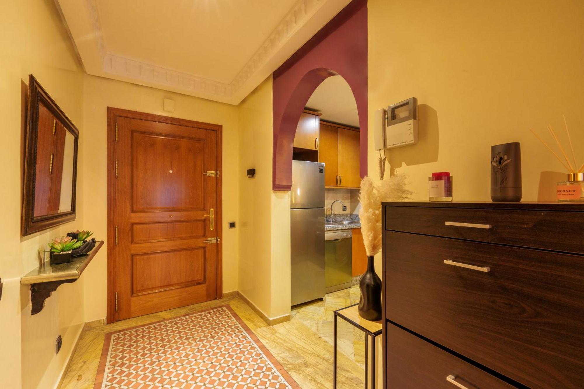 Appartement Haut Standing Gueliz Plaza Avec Vue مراكش المظهر الخارجي الصورة