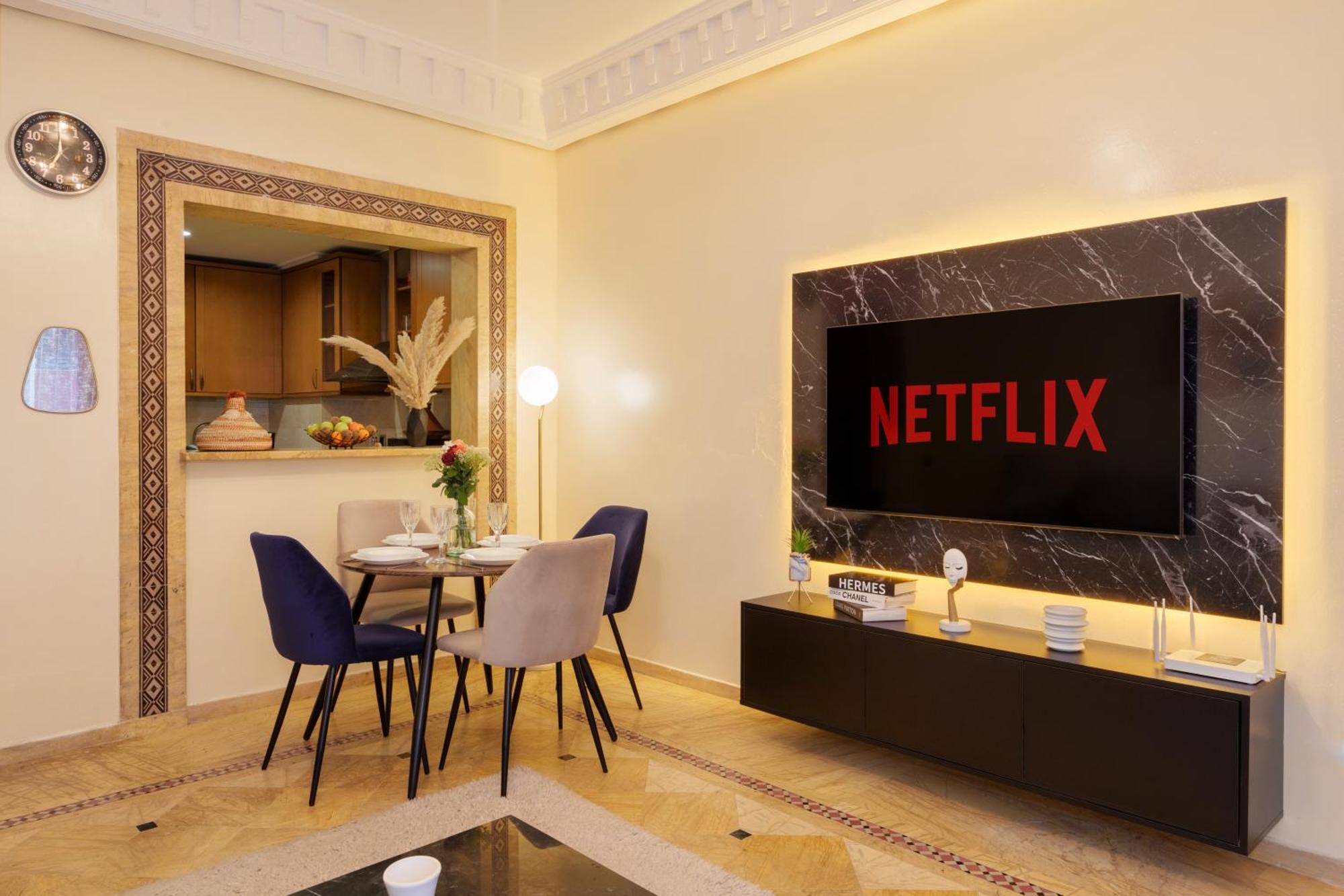 Appartement Haut Standing Gueliz Plaza Avec Vue مراكش المظهر الخارجي الصورة