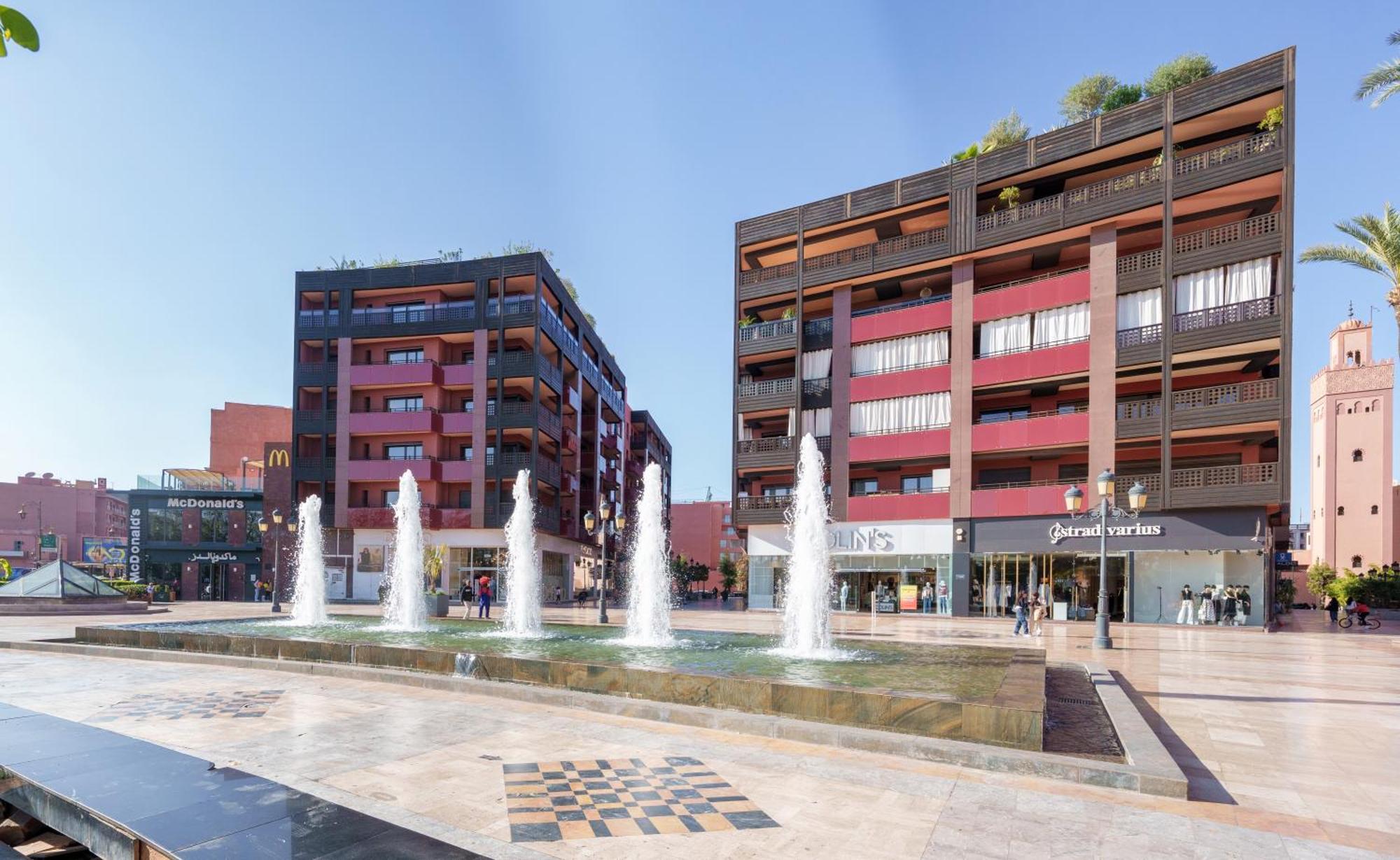 Appartement Haut Standing Gueliz Plaza Avec Vue مراكش المظهر الخارجي الصورة